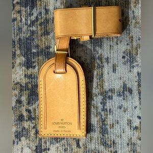 Louis Vuitton Luggage Tag and Poignet